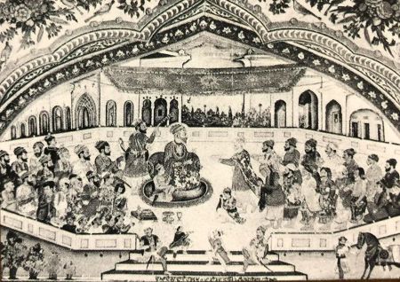 Guru Tegh Bahadur Receiving A Delegation Of Kashmiri Pandits