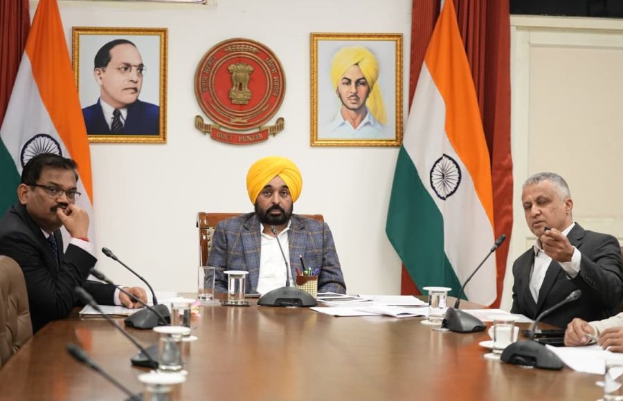 Bhagwant Mann in state government high-level meeting on Punjab sports infrastructure