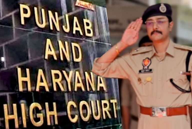 SSP Patiala Varun Sharma beside Punjab and Haryana High Court sign as CFSL probe ordered into police audio leak.