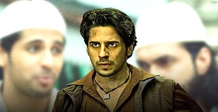 Hindi cinema image reflecting stereotypical portrayals of Muslim men as outsiders or antagonists.