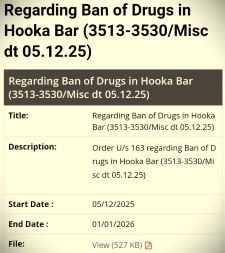 Patiala district website metadata for gutka ban order