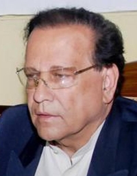 Portrait of Salman Taseer, former Governor of Punjab, Pakistan