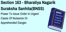 Section 163 BNSS emergency powers provision