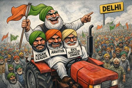 Illustration of farmer mobilisation linked to procurement politics