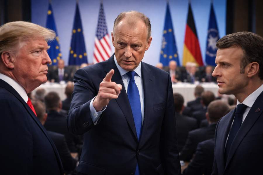 European leaders in talks at global security summit