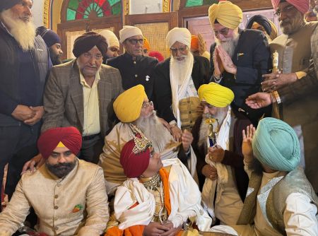 Punjab ministers attending a ceremonial gathering in Nabha
