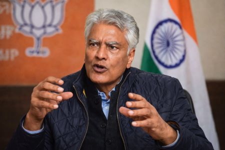Sunil Jakhar, President of BJP Punjab, speaking during an interview