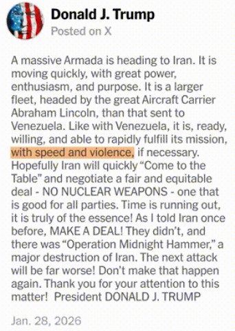 Trump's Message on X