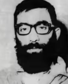 Young Ayatollah Ali Khamenei portrait from early clerical years